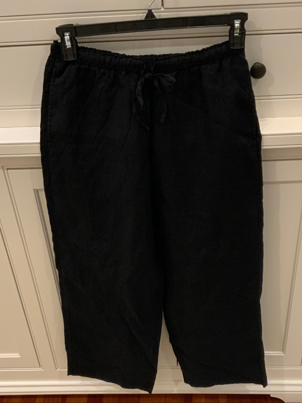 J. Crew Men's Black Elastic Waist Jogger Pants